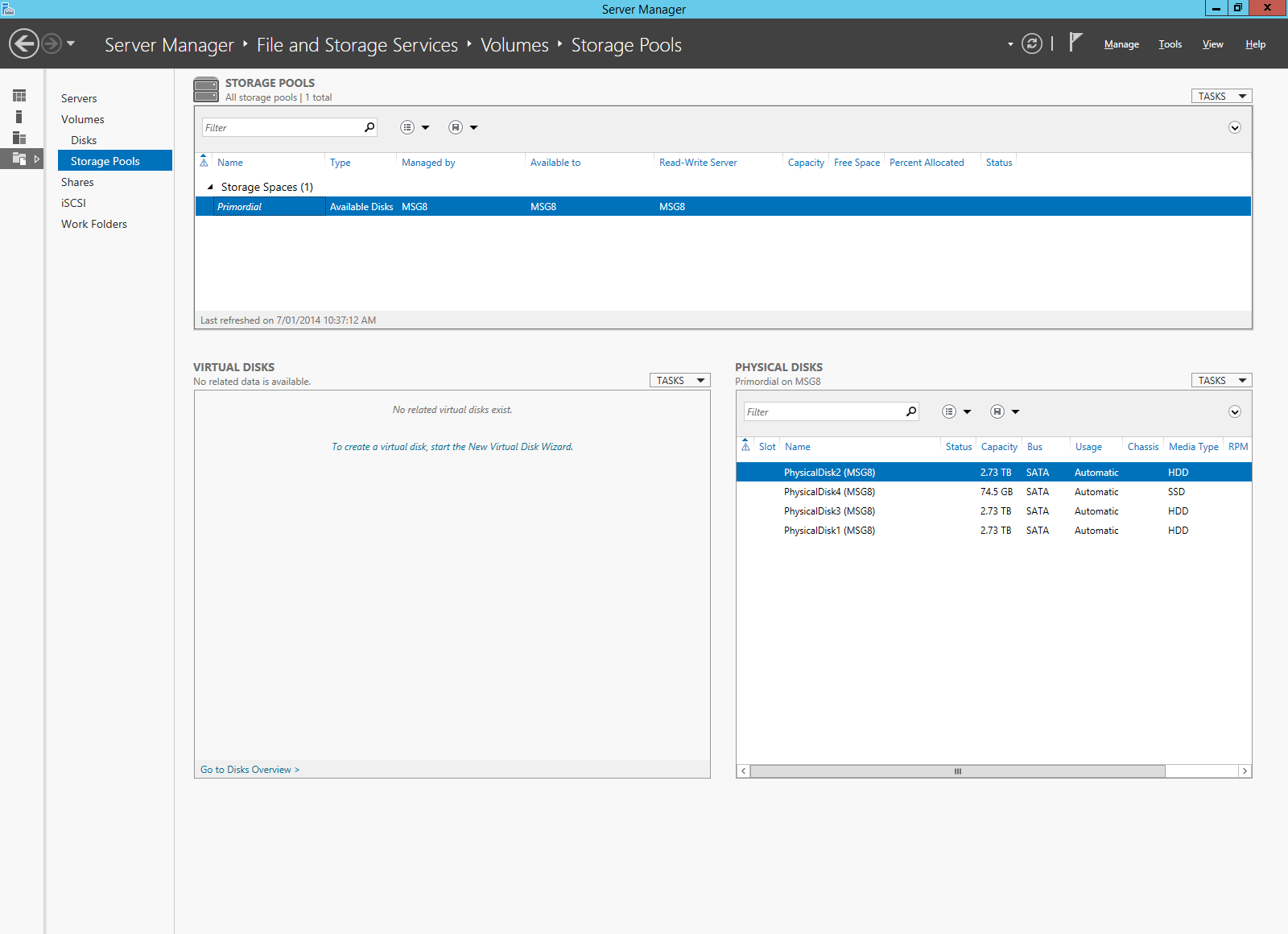Windows Server Storage Gui Storage Spaces in Windows 8.1 and Windows Server 2012 R2 18/81 ...