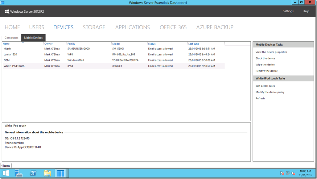 Adding Online Services To Your Windows Server Essentials Install–Mobile ...