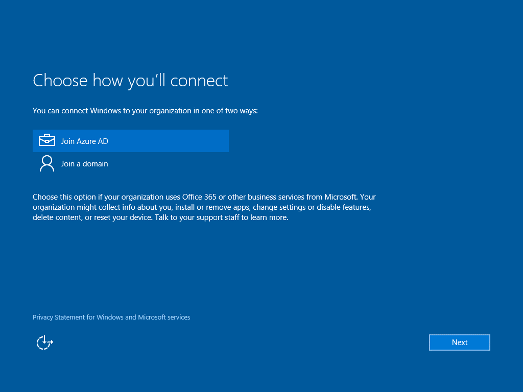 Windows 10, Azure Active Directory Join and Microsoft Intune