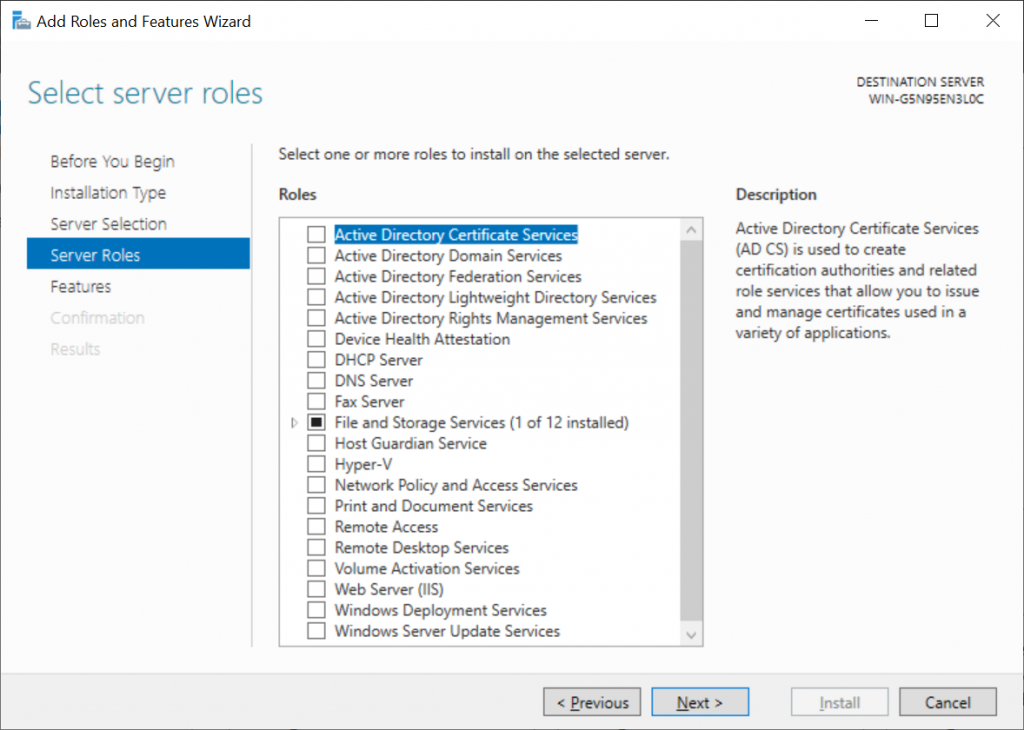 Windows Server 2019 Essentials Roles And Features – intunedin.net
